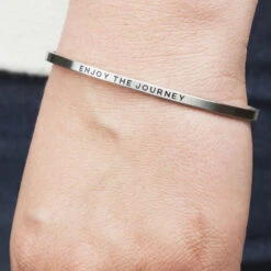 InspireME Cuff Bracelet - Enjoy The Journey 17 InspireME Cuff Bracelet - Enjoy The Journey -Sport Gift Store tr 38804 6