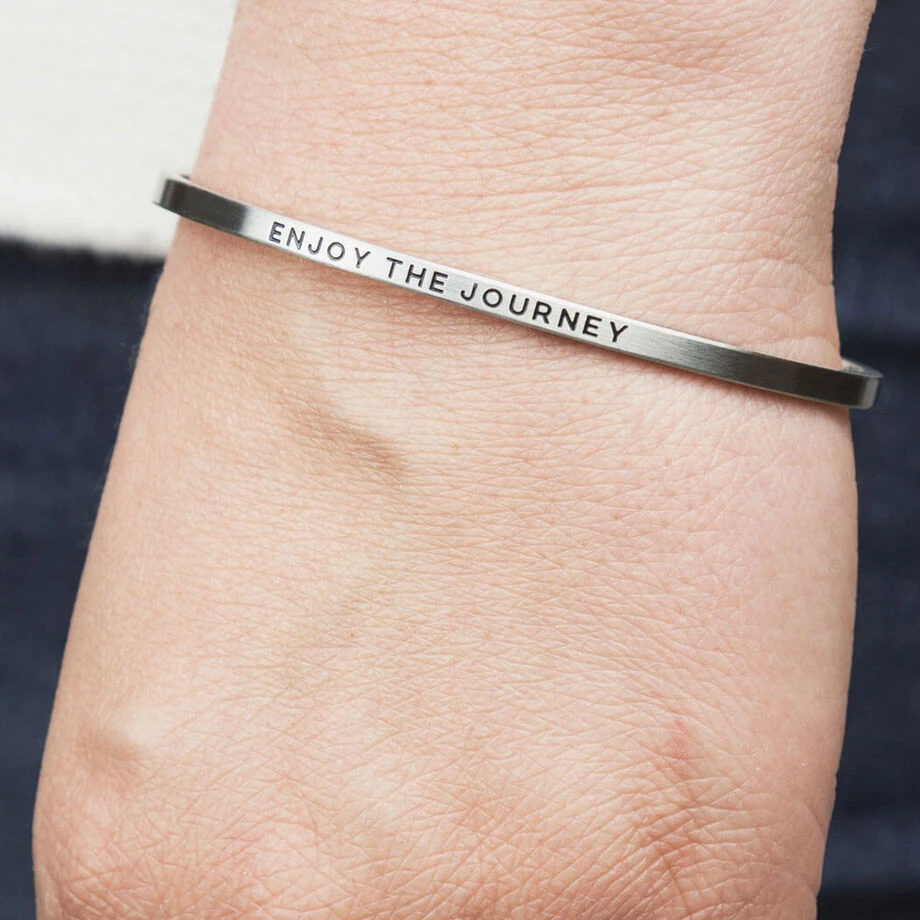 InspireME Cuff Bracelet - Enjoy The Journey 8 InspireME Cuff Bracelet - Enjoy The Journey - Image 6