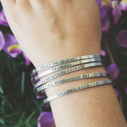 InspireME Cuff Bracelet - Enjoy The Journey 18 InspireME Cuff Bracelet - Enjoy The Journey -Sport Gift Store tr 38804 7