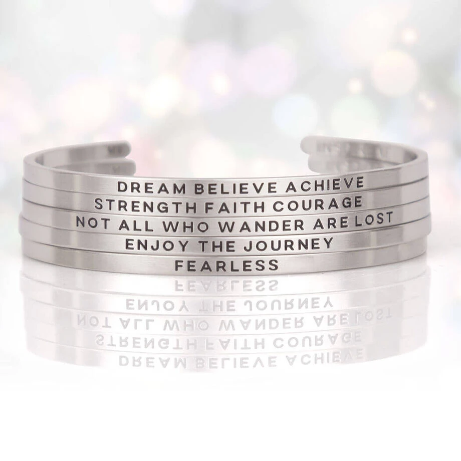 InspireME Cuff Bracelet - Enjoy The Journey 11 InspireME Cuff Bracelet - Enjoy The Journey - Image 9