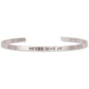 InspireME Cuff Bracelet - Never Give Up 2 InspireME Cuff Bracelet - Never Give Up -Sport Gift Store tr 38806
