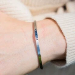 InspireME Cuff Bracelet - Warrior 19 InspireME Cuff Bracelet - Warrior -Sport Gift Store tr 38809 MODEL