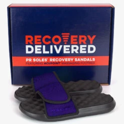 PR SOLES® La Jolla Recovery Adjustable Slide Sandals -Sport Gift Store tr 40033 BLUE 7 G