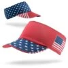 Running Comfort Performance Visor - Red, White & Blue -Sport Gift Store tr 43290 MAIN