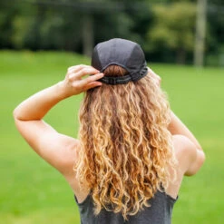 RunTechnology® Performance Hat - Black -Sport Gift Store tr 44311 BLACK BACK 2