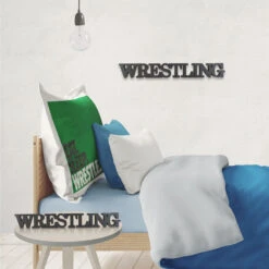 Wrestling Ready For Team Autograph Wood Words 13 Wrestling Ready For Team Autograph Wood Words -Sport Gift Store wr 00331 PEN 5