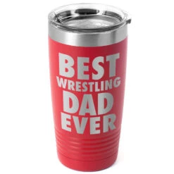 Wrestling 20 Oz. Double Insulated Tumbler - Best Dad Ever