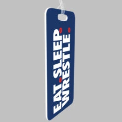 Wrestling Bag/Luggage Tag - Eat Sleep Wrestle -Sport Gift Store wr 00542 NAVY ALLPROFILE