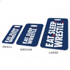 Wrestling Bag/Luggage Tag - Eat Sleep Wrestle -Sport Gift Store wr 00542 NAVY ALLSIZES