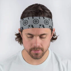 Wrestling Multifunctional Headwear - Wrestling Pattern RokBAND -Sport Gift Store wr 00607 GRAY MALE1