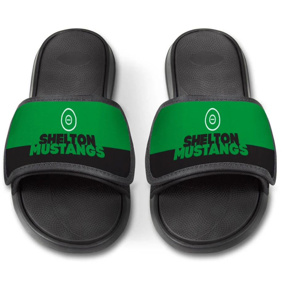 Wrestling Repwell® Slide Sandals - Team Name Colorblock 6 Wrestling Repwell® Slide Sandals - Team Name Colorblock - Image 4