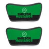 Wrestling Repwell® Sandal Straps - Team Name Colorblock -Sport Gift Store wr 00699 STRAPS GREENBLACK FLAT