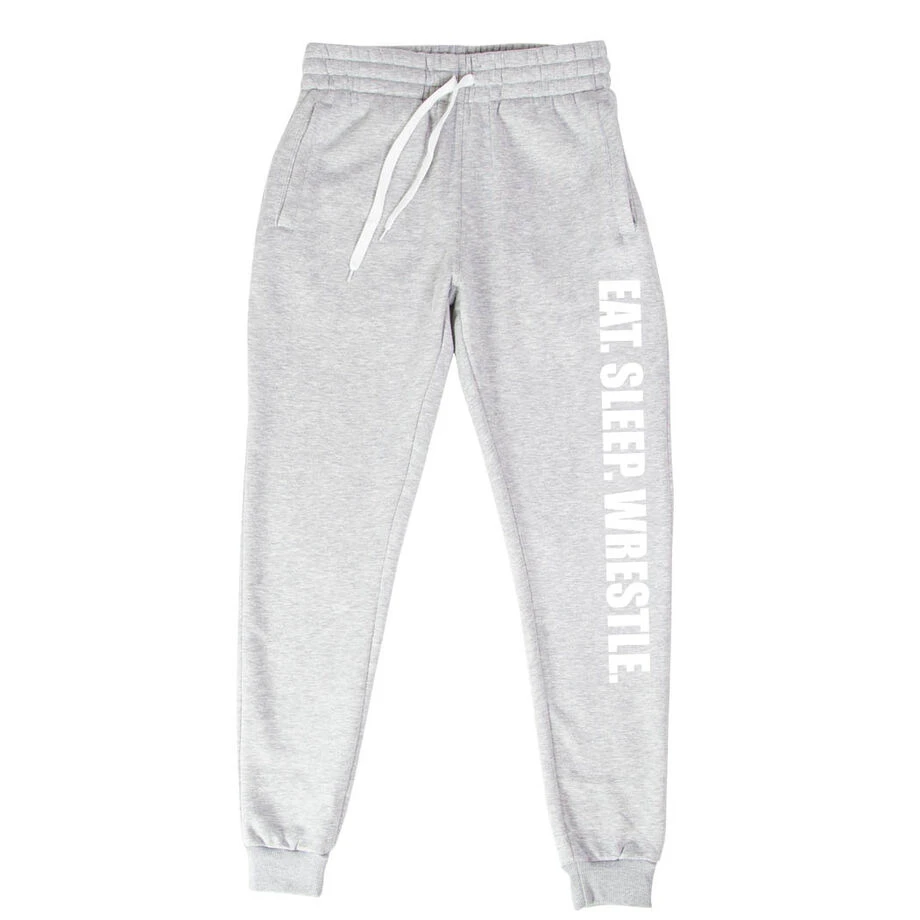 Wrestling Men's Joggers - Eat Sleep Wrestle 4 Wrestling Men's Joggers - Eat Sleep Wrestle - Image 2