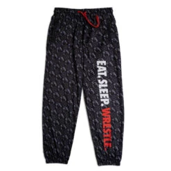 Wrestling Lounge Pants - Eat Sleep Wrestle -Sport Gift Store wr 00726 GOOGLE