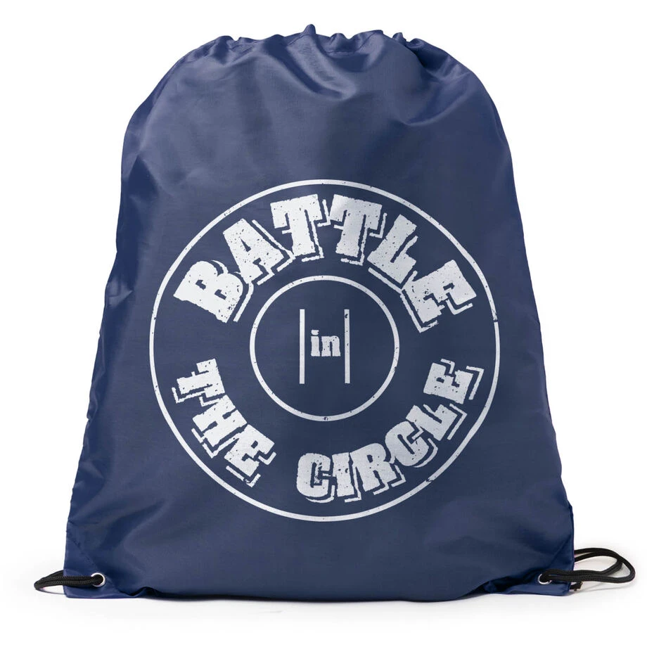 Wrestling Drawstring Backpack - Battle In Circle 3 Wrestling Drawstring Backpack - Battle In Circle