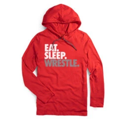 Men's Wrestling Lightweight Hoodie - Eat Sleep Wrestle