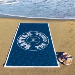 Wrestling Premium Beach Towel - Battle In The Circle -Sport Gift Store wr 00749 BEACH