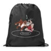 Wrestling Drawstring Backpack - Wrestling Reindeer 1 Wrestling Drawstring Backpack - Wrestling Reindeer -Sport Gift Store wr 00758 BLACK MAIN