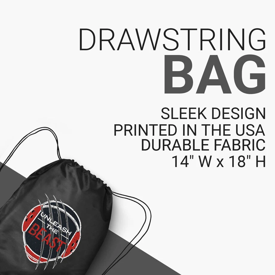 Wrestling Drawstring Backpack - Unleash The Beast 5 Wrestling Drawstring Backpack - Unleash The Beast - Image 3