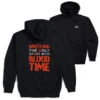 Wrestling Hooded Sweatshirt - Blood Time (Back Design) 2 Wrestling Hooded Sweatshirt - Blood Time (Back Design) -Sport Gift Store wr 00852 BLACK MAIN