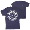 Wrestling Short Sleeve T-Shirt - Battle In Circle (Back Design) 2 Wrestling Short Sleeve T-Shirt - Battle In Circle (Back Design) -Sport Gift Store wr 00862 NAVY MAIN